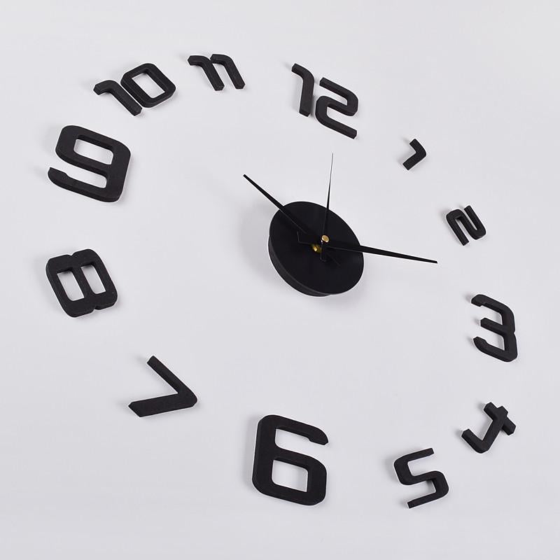 3D Frameless Wall Clock, 20