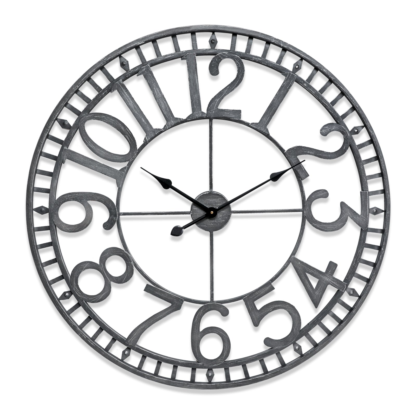 Loft97 CL0023PAGY014 Manhattan Industrial Wall Clock, 32