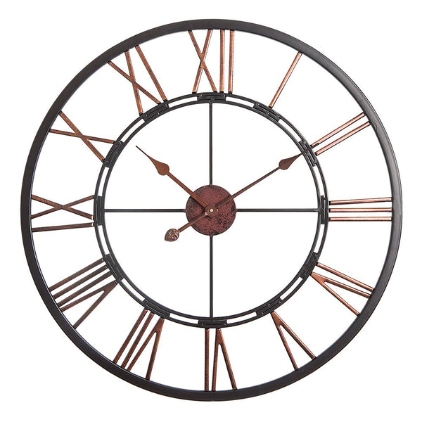 Loft97 CL27BZ - Roman Round Wall Clock, 28"