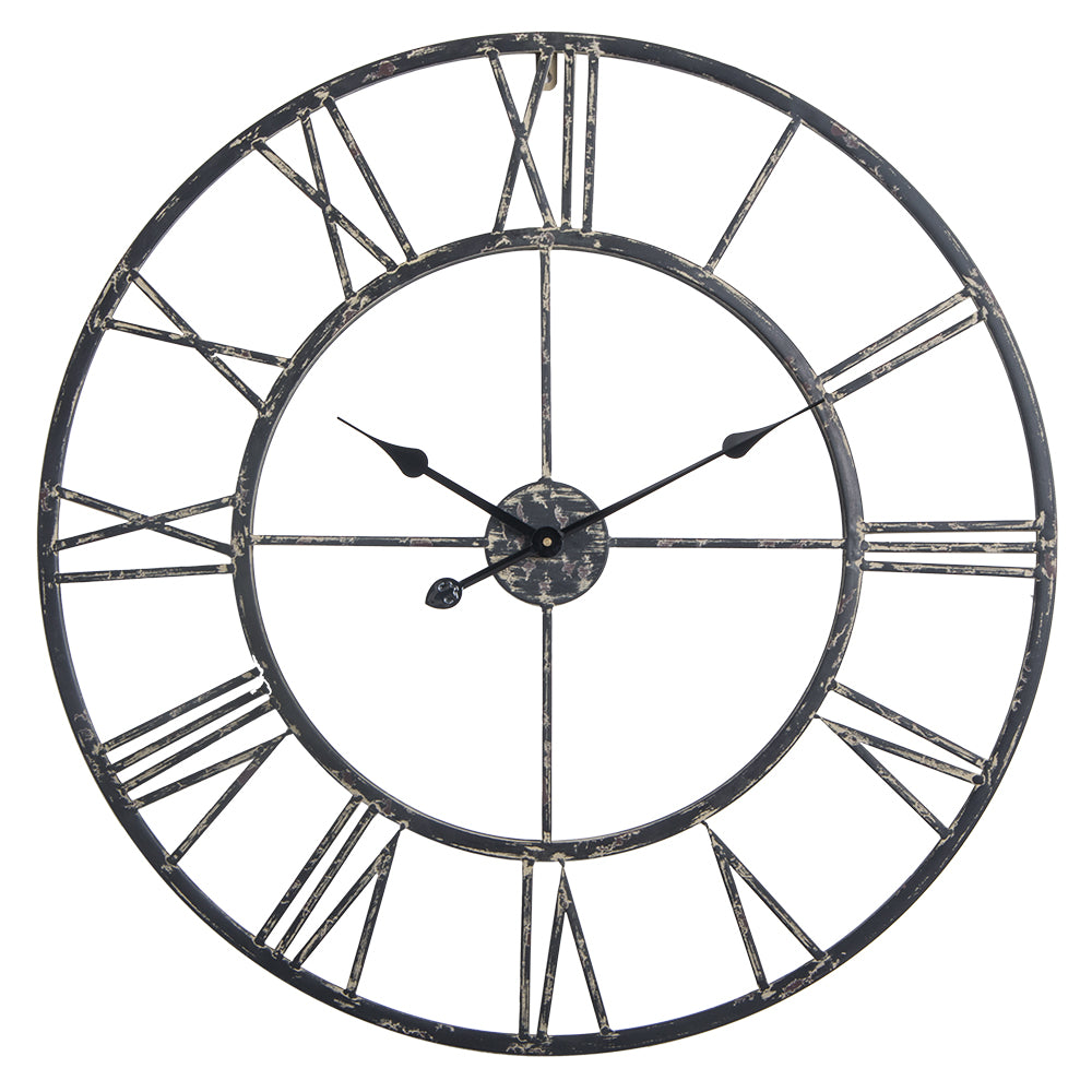 Loft97 CL42XX Oversized Roman Round Wall Clock, 27