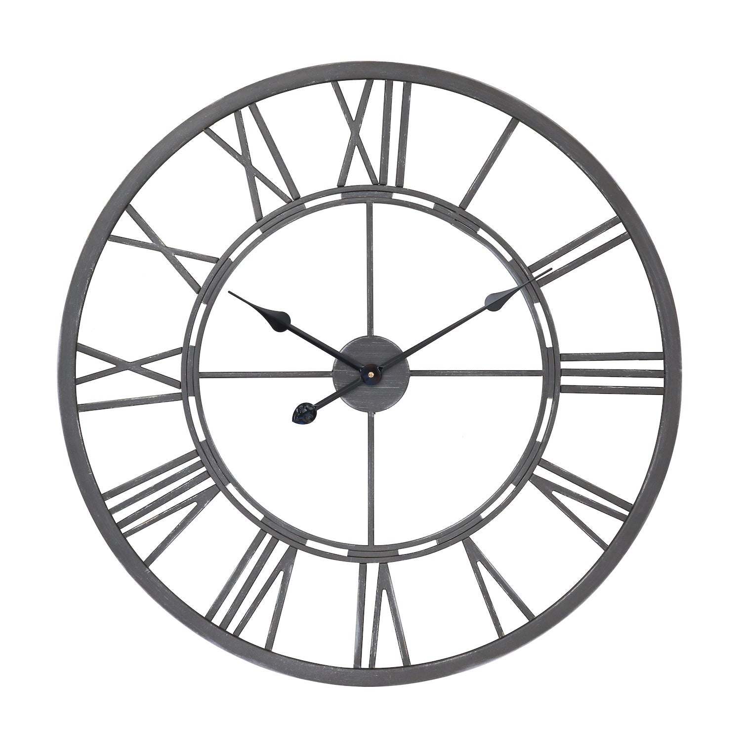 Loft97 CL6XX Oversized Roman Round Wall Clock, 27