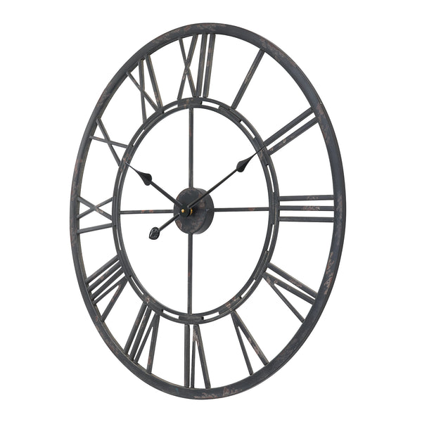 Loft97 CL6XX Oversized Roman Round Wall Clock, 27" Diameter