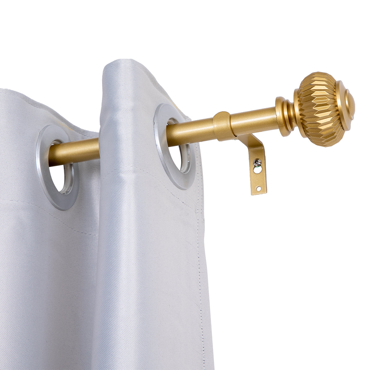 Loft97 D11XX 3/4 Inch Curtain Rod - Curtain Rods For Windows, Adjustable Drapery Rods, Curtain Rods, Bedroom & Living Room Decorative Curtain Rods, Tapestry Poles