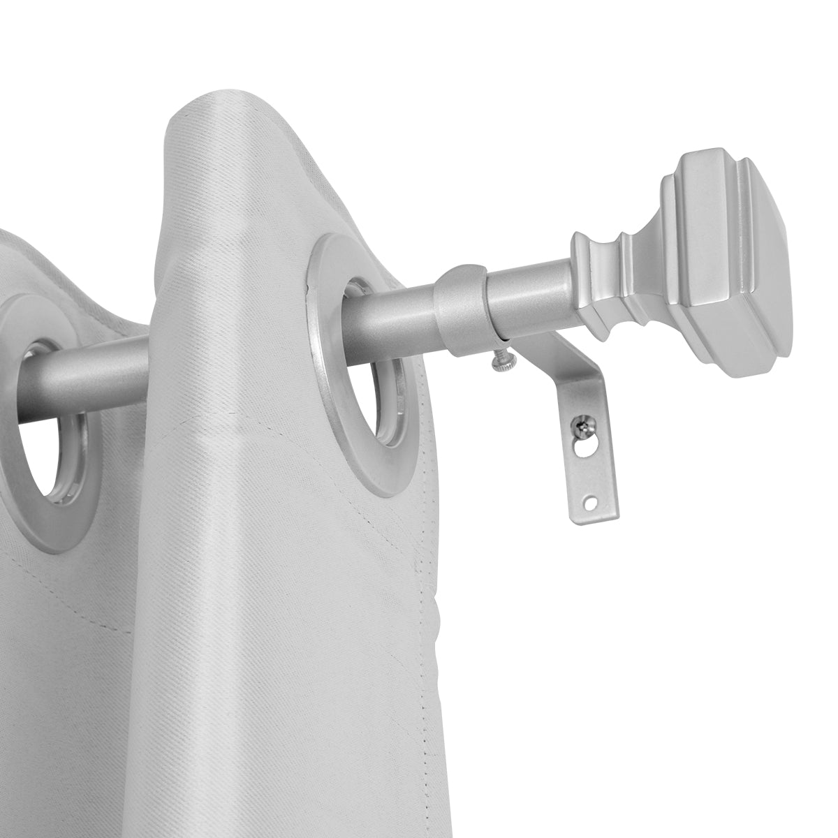 Loft97 D24XX Wall Mounted 5/8 Inch Curtain Rod - Curtain Rods For Windows, Adjustable Drapery Rods, Curtain Rods, Bedroom & Living Room Decorative Curtain Rods, Tapestry Poles