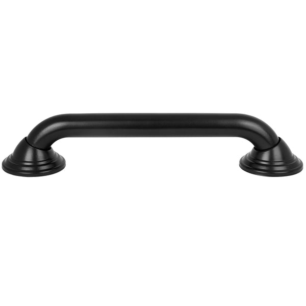 Loft97 GB12BK Decorative Shower Safety Grab Bar, 12", Black