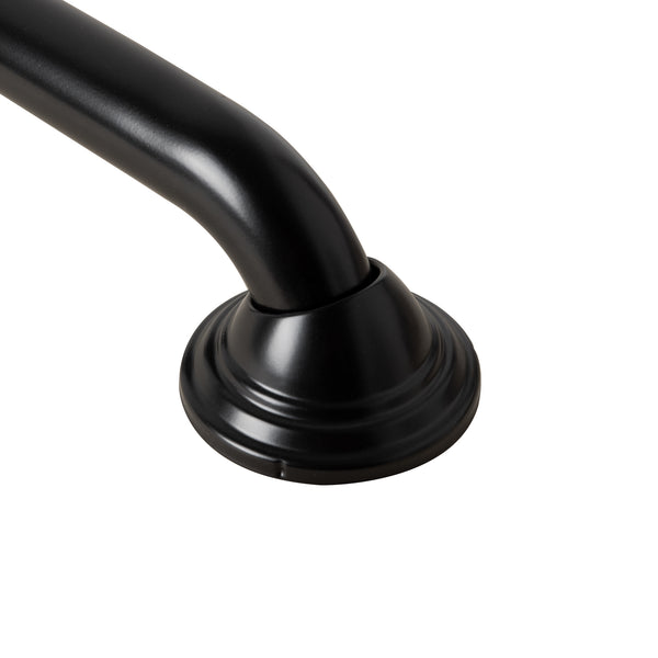 Loft97 GB24BK Decorative Shower Safety Grab Bar, 24", Black