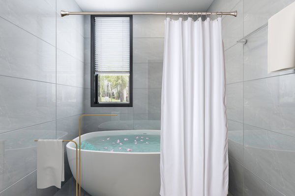 Loft97 HK15XX Shower Rings, Shower Curtain Rings for Bathroom, Rustproof Zinc Shower Curtain Hooks Rings, Set of 12