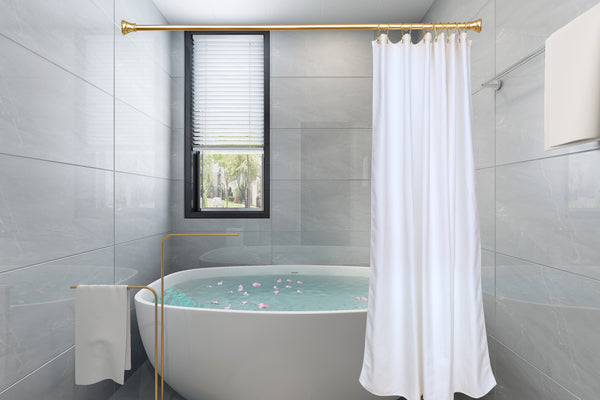 Loft97 HK15XX Shower Rings, Shower Curtain Rings for Bathroom, Rustproof Zinc Shower Curtain Hooks Rings, Set of 12