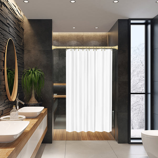 Loft97 HK24XX Shower Rings, Oval Shape Shower Curtain Rings for Bathroom, Rustproof Zinc Shower Curtain Hooks Rings, Set of 12