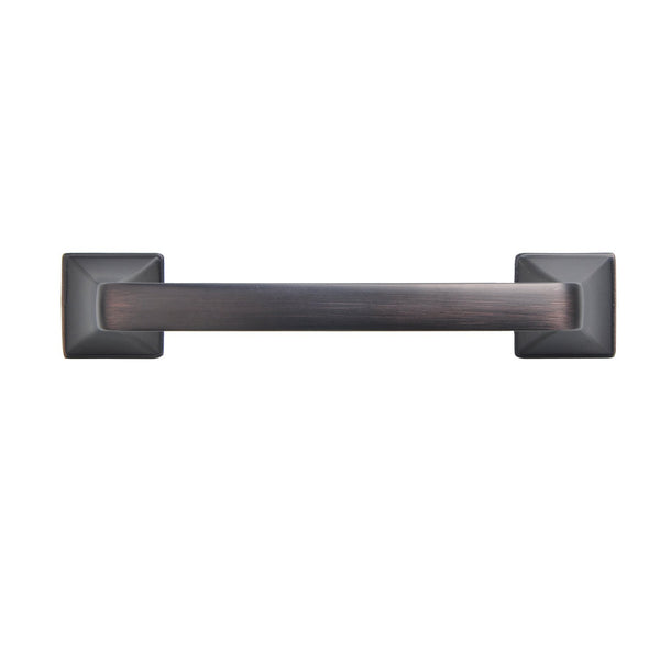 Brax Cabinet Pull Handle, Oil Rubbed Bronze, 4" or 5" Center to Center - Loft97 - 7