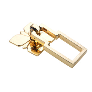 Loft97 HW267PLGD021 Steffi Cabinet Ring Pull Knob - Decorative Cabinet Drop Pull Knobs for Cabinets and Drawers - Vintage Cabinet Hardware with Hand Finished Polished Gold - Metal Drawer Pull Knobs 2.5"