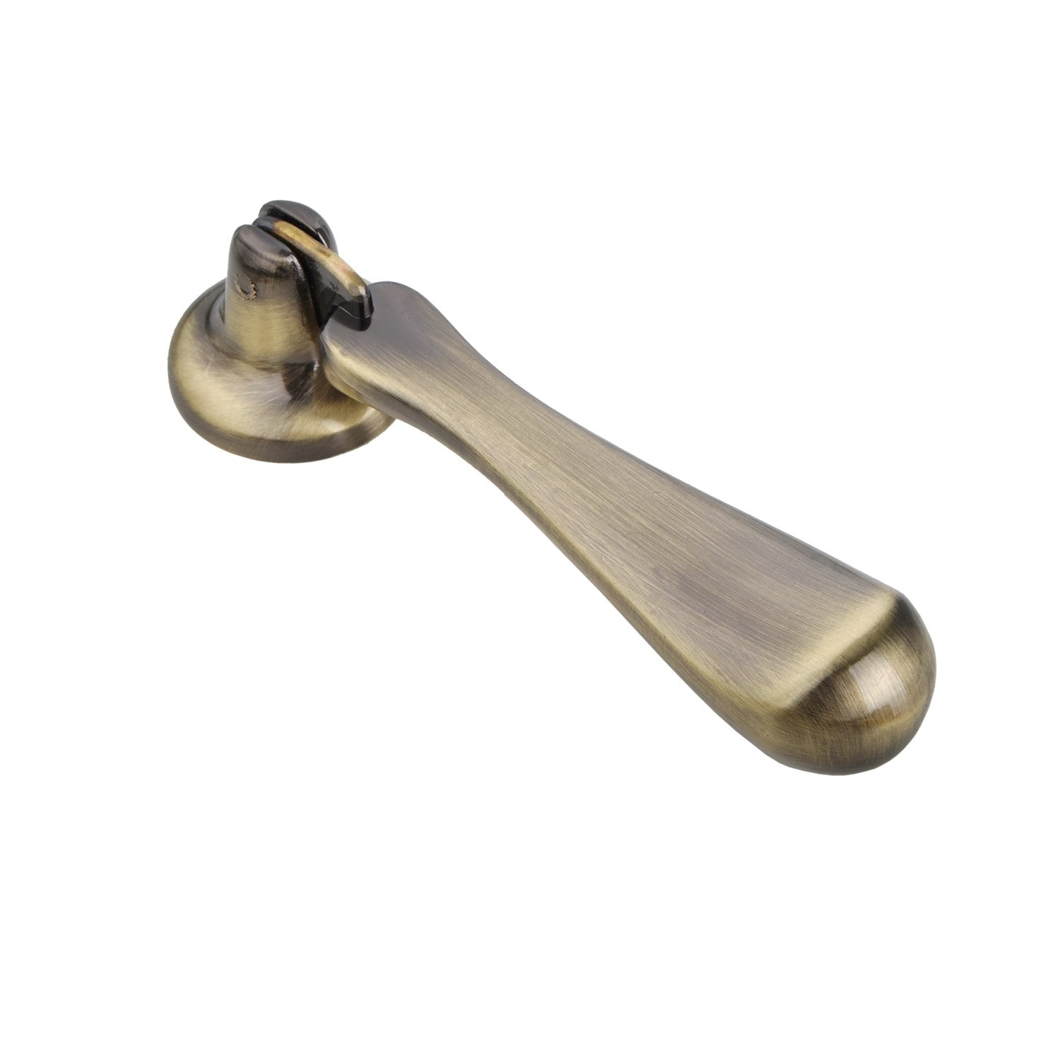 Loft97 HW272PLAB021 Danbury Cabinet Ring Pull Knob - Decorative Cabinet Drop Pull Knobs for Cabinets and Drawers - Vintage Cabinet Hardware with Hand Finished Antique Brass - Metal Drawer Pull Knobs 3.0"