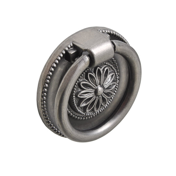 Loft97 HW279PLPT011 Medici Ring Pull, 1 5/8" Diameter, Pewter