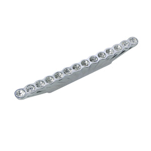 Gleam Polished Chrome 14 Crystal Cabinet Pull, 2.5" Center to Center - Loft97 - 1