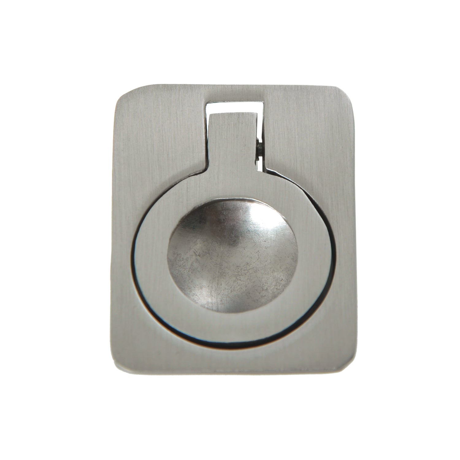 Loft97 HW299PLBN021 Kent Drop Ring Cabinet Pull, 1.6", Silver