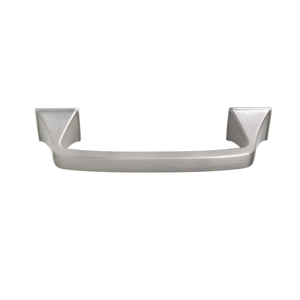 Brax Cabinet Pull Handle, Brushed Nickel, 4" or 5" Center to Center - Loft97 - 4
