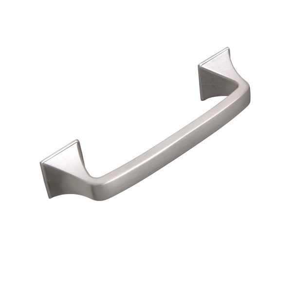 Brax Cabinet Pull Handle, Brushed Nickel, 4" or 5" Center to Center - Loft97 - 5