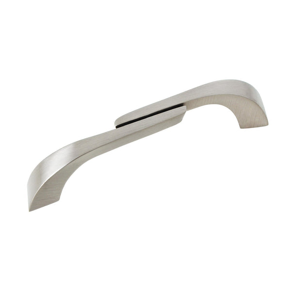 Criss Pull Cabinet Handle, Brushed Nickel, 2.5" or 4" Center to Center - Loft97 - 3