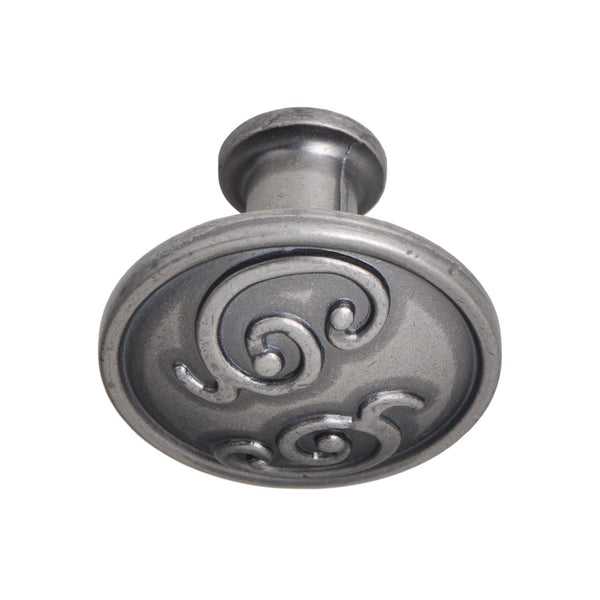 Roma Cabinet Knob, Pewter, Brass, or Bronze, 1.25" - Loft97 - 9