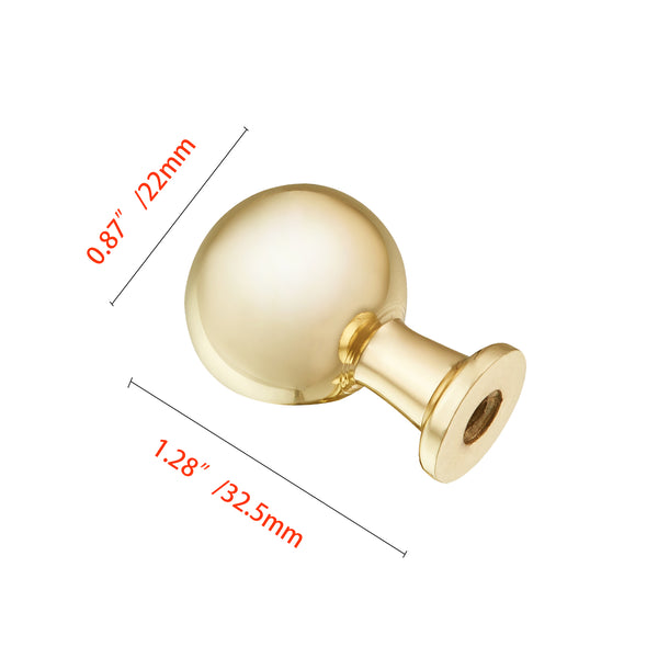 Loft97 HW409-412XX Cabinet Knob, Polished Gold/Matt Black/Brushed Nickel/Brushed Brass