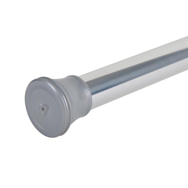 Loft97 T42SS 40" Aluminum Tension Rod with PVC End Caps, Chrome