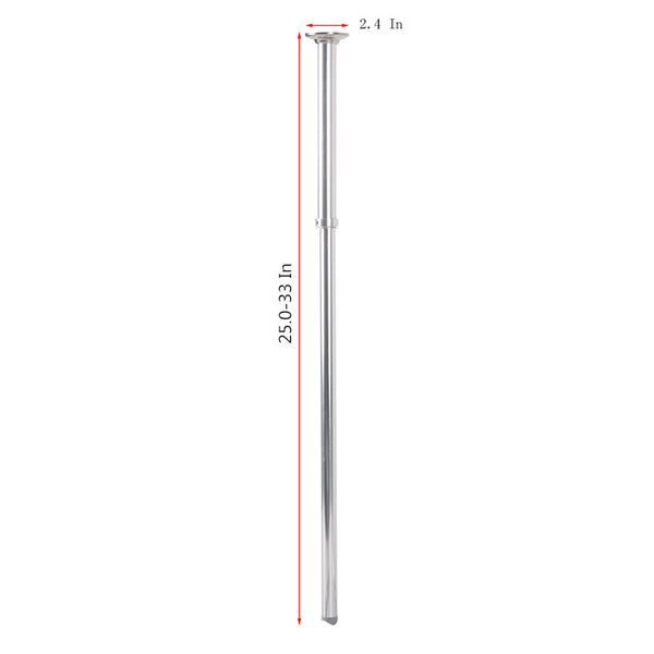Loft97 VS1SS Rustproof Vertical Ceiling Support Bar for L-Shaped Corner Rod, Chrome